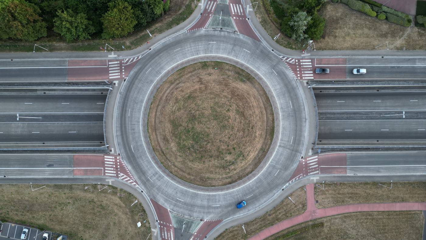 Vue nadir rond-point — MaximumSky Photography